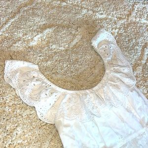 lace off the shoulder dress